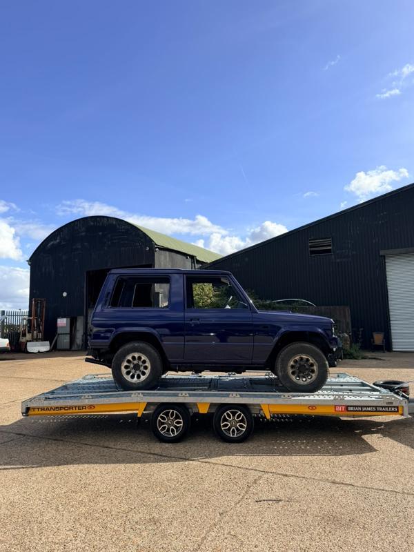 Project 4x4 on the car transporter