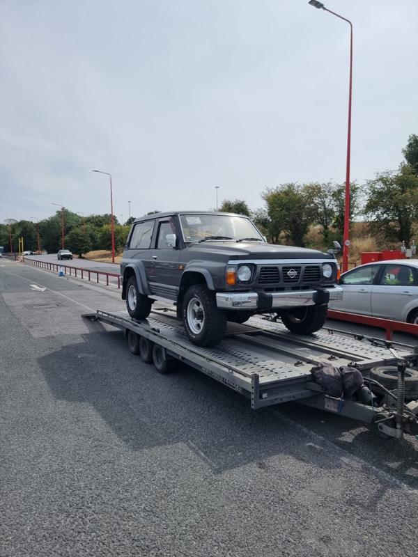 Nissan Patrol 4x4 collected from the docks